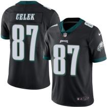 Nike Eagles -87 Brent Celek Black Stitched NFL Color Rush Limited Jersey Nike Eagles -87 Brent Celek Black Stitched NFL Color Rush Limited Jersey