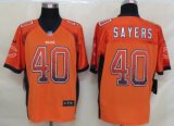 2013 NEW Nike Chicago Bears 40 Sayers Drift Fashion Orange Elite Jerseys