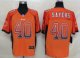 2013 NEW Nike Chicago Bears 40 Sayers Drift Fashion Orange Elite Jerseys