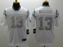 Nike Carolina Panthers -13 Kelvin Benjamin White Stitched NFL Limited Platinum Jersey Nike Carolina Panthers -13 Kelvin Benjamin White Stitched NFL Limited Platinum Jersey
