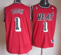 Miami Heat -1 Chris Bosh Red Hardwood Classics Nights Stitched NBA Jersey Miami Heat -1 Chris Bosh Red Hardwood Classics Nights Stitched NBA Jersey