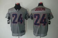 Nike Houston Texans -24 Johnathan Joseph Grey Shadow Mens Stitched NFL Elite Jersey