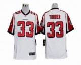 Nike Falcons 33 Michael Turner White Stitched NFL Game Jersey