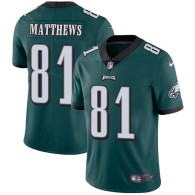 Nike Eagles -81 Jordan Matthews Midnight Green Team Color Stitched NFL Vapor Untouchable Limited Jer