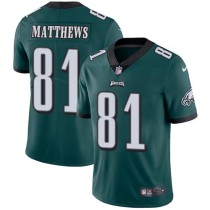 Nike Eagles -81 Jordan Matthews Midnight Green Team Color Stitched NFL Vapor Untouchable Limited Jer