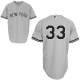 New York Yankees -33 Kelly Johnson Grey Stitched MLB Jersey