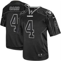 Nike Oakland Raiders #4 Derek Carr Lights Out Black Men's Stitched NFL Elite Jersey Nike Oakland Raiders #4 Derek Carr Lights Out Black Men's Stitched NFL Elite Jersey