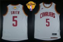Revolution 30 Cleveland Cavaliers -5 JR Smith White The Finals Patch Stitched NBA Jersey Revolution 30 Cleveland Cavaliers -5 JR Smith White The Finals Patch Stitched NBA Jersey