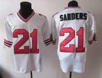1992 Mitchell And Ness Falcons 21 Deion Sanders White Throwback Stitched NFL Jersey 1992 Mitchell And Ness Falcons 21 Deion Sanders White Throwback Stitched NFL Jersey