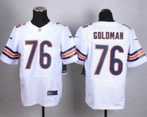 Nike Chicago Bears -76 Eddie Goldman White Stitched NFL Elite Jersey Nike Chicago Bears -76 Eddie Goldman White Stitched NFL Elite Jersey
