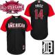 Detroit Tigers #14 David Price Black 2015 All-Star American League Stitched MLB Jersey