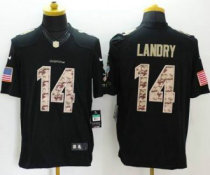 Nike Miami Dolphins -14 Jarvis Landry Black Stitched NFL Limited Salute to Service Jersey Nike Miami Dolphins -14 Jarvis Landry Black Stitched NFL Limited Salute to Service Jersey