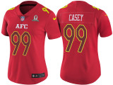 WOMEN'S AFC 2017 PRO BOWL TENNESSEE TITANS #99 JURRELL CASEY RED GAME JERSEY
