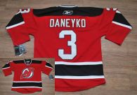 New Jersey Devils -3 Ken Daneyko Stitched Red NHL Jersey