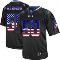 Nike Bills -18 Percy Harvin White Men's Stitched NFL New Elite Jersey