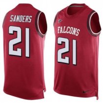 Nike Atlanta Falcons 21 Deion Sanders Red Team Color Stitched NFL Limited Tank Top Jersey Nike Atlanta Falcons 21 Deion Sanders Red Team Color Stitched NFL Limited Tank Top Jersey