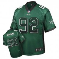 Nike New York Jets -92 Leonard Williams Green Team Color NFL Elite Drift Fashion Jersey