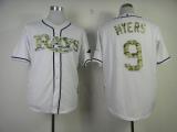 Tampa Bay Rays #9 Wil Myers White USMC Cool Base Stitched MLB Jersey