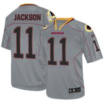 Nike Washington Redskins -11 DeSean Jackson Lights Out Grey Men's Stitched NFL Elite Jersey Nike Washington Redskins -11 DeSean Jackson Lights Out Grey Men's Stitched NFL Elite Jersey