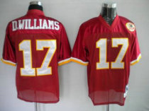 Mitchell and Ness Redskins -17 Doug Williams Red With 50TH Anniversary Patch Stitched NFL Jersey Mitchell and Ness Redskins -17 Doug Williams Red With 50TH Anniversary Patch Stitched NFL Jersey