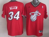 Miami Heat -34 Ray Allen Red 2013 Christmas Day Swingman Stitched NBA Jersey Miami Heat -34 Ray Allen Red 2013 Christmas Day Swingman Stitched NBA Jersey