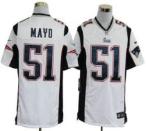Nike Patriots -51 Jerod Mayo White Stitched NFL Game Jersey Nike Patriots -51 Jerod Mayo White Stitched NFL Game Jersey