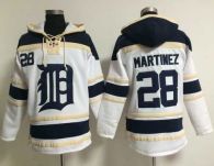 Detroit Tigers #28 J D  Martinez White New Cool Base Stitched MLB Jersey