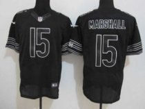 Nike Bears -15 Brandon Marshall Black Shadow Stitched NFL Elite Jersey Nike Bears -15 Brandon Marshall Black Shadow Stitched NFL Elite Jersey
