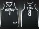 Brooklyn Nets -8 Deron Williams Black D-Will Stitched NBA Jersey
