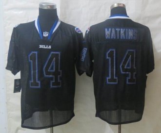 Nike Buffalo Bills -14 Sammy Watkins Lights Out Black NFL Elite Jersey