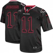 Nike Falcons 11 Julio Jones Lights Out Black Stitched NFL Elite Jersey Nike Falcons 11 Julio Jones Lights Out Black Stitched NFL Elite Jersey