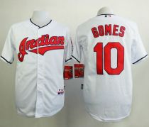 Cleveland Indians -10 Yan Gomes White Cool Base Stitched MLB Jersey Cleveland Indians -10 Yan Gomes White Cool Base Stitched MLB Jersey