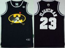 Chicago Bulls -23 Michael Jordan Black FlightMan Stitched NBA Jerseys