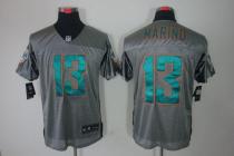Nike Miami Dolphins #13 Dan Marino Grey Shadow Men's Stitched NFL Elite Jersey Nike Miami Dolphins #13 Dan Marino Grey Shadow Men's Stitched NFL Elite Jersey