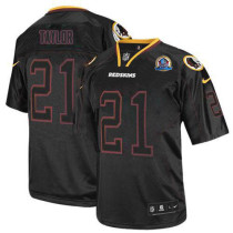 Nike Washington Redskins -21 Sean Taylor Lights Out Black With Hall of Fame 50th Patch Men's Stitche Nike Washington Redskins -21 Sean Taylor Lights Out Black With Hall of Fame 50th Patch Men's Stitche