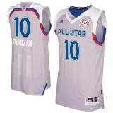 Toronto Raptors -10 DeMar DeRozan Gray 2017 All Star Stitched NBA Jersey