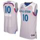 Toronto Raptors -10 DeMar DeRozan Gray 2017 All Star Stitched NBA Jersey