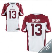 Nike Arizona Cardinals -13 Brown Jersey White Elite Road Jersey