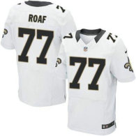 Nike New Orleans Saints -77 Willie Roaf White NFL Elite Jersey