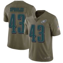 Nike Eagles -43 Darren Sproles Olive Stitched NFL Limited 2017 Salute To Service Jersey Nike Eagles -43 Darren Sproles Olive Stitched NFL Limited 2017 Salute To Service Jersey