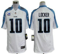 Nike Titans -10 Jake Locker White With C Patch Stitched NFL Game Jersey Nike Titans -10 Jake Locker White With C Patch Stitched NFL Game Jersey