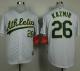 Oakland Athletics #26 Scott Kazmir White Cool Base Stitched MLB Jersey