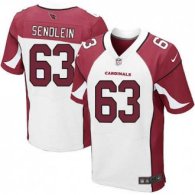 Nike Arizona Cardinals -63 Sendlein Jersey White Elite Road Jersey