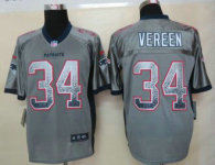 2013 New Nike New England Patriots 34 Vereen Drift Fashion Grey Elite Jerseys