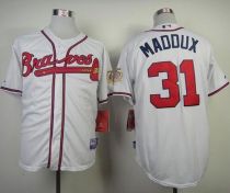 Atlanta Braves #31 Greg Maddux White Cool Base Stitched MLB Jersey Atlanta Braves #31 Greg Maddux White Cool Base Stitched MLB Jersey
