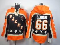 Pittsburgh Penguins -66 Mario Lemieux Black All Star Sawyer Hooded Sweatshirt Stitched NHL Jersey Pittsburgh Penguins -66 Mario Lemieux Black All Star Sawyer Hooded Sweatshirt Stitched NHL Jersey