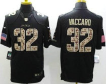 Nike New Orleans Saints -32 Kenny Vaccaro Black Salute To Service Jersey