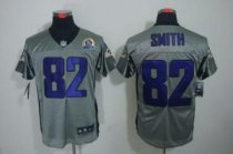 Nike Ravens -82 Torrey Smith Grey Shadow With Hall of Fame 50th Patch Men Stitched NFL Elite Jersey Nike Ravens -82 Torrey Smith Grey Shadow With Hall of Fame 50th Patch Men Stitched NFL Elite Jersey