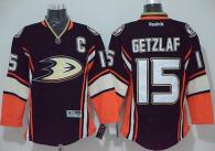 Anaheim Ducks -15 Ryan Getzlaf Stitched Black Third NHL Jersey