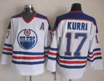 Edmonton Oilers -17 Jari Kurri White CCM Throwback Stitched NHL Jersey Edmonton Oilers -17 Jari Kurri White CCM Throwback Stitched NHL Jersey